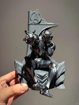 In Stock Blokees Ultron Marvel Rivals Legend Model Kit Figure Anime Action Figure Assembly Model Kit Robot Gifts Toys