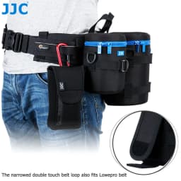 JJC Thick Camera Lens Case For Nikon Sony Fujifilm Olympus Panasonic DSLR Mirrorless Water Resistant Camera Lens Protective Bag