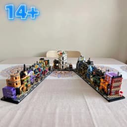 New 2750pcs Architecture Alley Shop Building Blocks Street View Bricks Toy for Christmas Birthday Gifts
