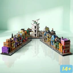 New 2750pcs Architecture Alley Shop Building Blocks Street View Bricks Toy for Christmas Birthday Gifts