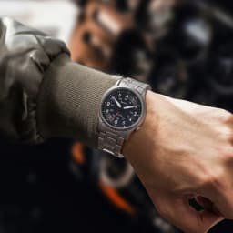 BERNY Full Titanium Watches for Men Outdoor Quartz Men's Field Wristwatch Super Luminous Sapphire Easy Read Watch