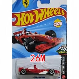 2026 Original Hot Wheels 2026-M Series F1 Ferrari Maserati Cadillac Porsche Carrera 1:64 Diecast Cars Collector's Birthday Gifts