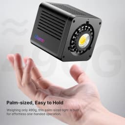Ulanzi L024 40W RGB Fill Light Video Light COB Light Bi-color 0-359° RGB Mini Bowens Mount Fill Light from BR