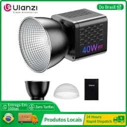 Ulanzi L024 40W RGB Fill Light Video Light COB Light Bi-color 0-359° RGB Mini Bowens Mount Fill Light from BR