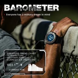 NORTH EDGE APACHE-46 Men Digital Watch Outdoor Sports Running Swimming Outdoor Sport Watches Altimeter Barometer Compass WR50M