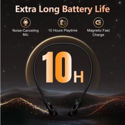 Ortizan I10 Wireless Bluetooth Earphones BT5.3 Open Ear Headphones Sport Waterproof IPX6 Wireless Earbuds with Mic 10H Playtime