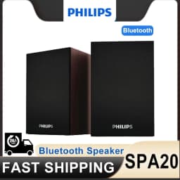 Philips SPA20 Speaker Bluetooth with 360 Degree Surround Sound Bluetooth Wireless Stereo for Computer Macbook Laptop