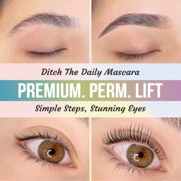 PERMANIA New Eyelash Lift Kit Brow Lamination Kit Easy to Apply for Fuller Thicker Instant Lifting & Curling Lash Lifting Tool