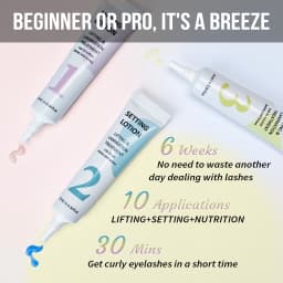 PERMANIA New Eyelash Lift Kit Brow Lamination Kit Easy to Apply for Fuller Thicker Instant Lifting & Curling Lash Lifting Tool