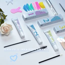 PERMANIA New Eyelash Lift Kit Brow Lamination Kit Easy to Apply for Fuller Thicker Instant Lifting & Curling Lash Lifting Tool