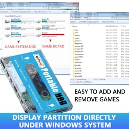 KINHANK 500G Gaming HDD Super Console 100000 Video Games 70 Emulators For DC/MAME/SS/NAOMI/PS2/PS1 Plug and Play Batocera OS