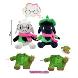 TreasuringU 2026 New Deltarunes Plush Toys Kawaii Ralsei Plush Stuffed Toys Tenna Doll Changeable Plushie Clothes Birthday Gifts