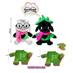 TreasuringU 2026 New Deltarunes Plush Toys Kawaii Ralsei Plush Stuffed Toys Tenna Doll Changeable Plushie Clothes Birthday Gifts