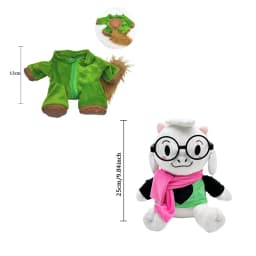 TreasuringU 2026 New Deltarunes Plush Toys Kawaii Ralsei Plush Stuffed Toys Tenna Doll Changeable Plushie Clothes Birthday Gifts