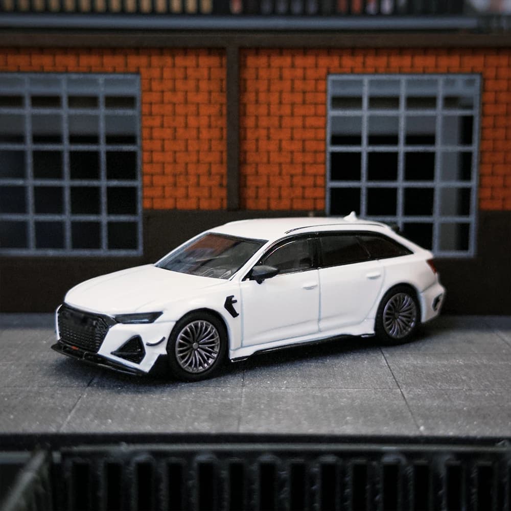 MGT 1/64 RS6 ABT Alloy Diecast Model Car Collection Toy Station Vehicle Gift For Adults (Without packaging)