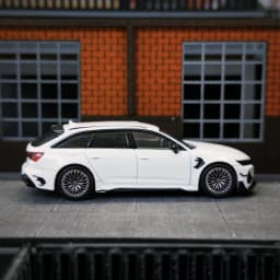 MGT 1/64 RS6 ABT Alloy Diecast Model Car Collection Toy Station Vehicle Gift For Adults (Without packaging)