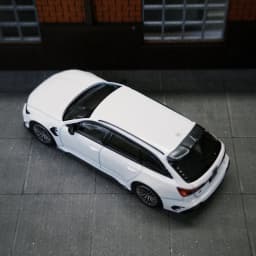 MGT 1/64 RS6 ABT Alloy Diecast Model Car Collection Toy Station Vehicle Gift For Adults (Without packaging)