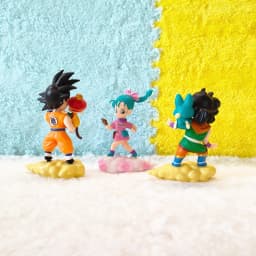 7pcs/Set Anime Dragon Ball Z Action Figures Colorful Cloud Series PVC Model Toys Collection Kawaii Goku Doll Adult Children Gift