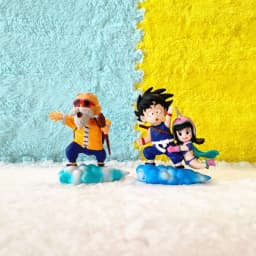 7pcs/Set Anime Dragon Ball Z Action Figures Colorful Cloud Series PVC Model Toys Collection Kawaii Goku Doll Adult Children Gift