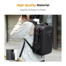 K&F CONCEPT 22L Camera Bag Large Capacity Travel Photography Backpack Waterproof Men's Backpack Bag DSLR/SLR Camera Rain Cover