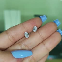 ORSA JEWELS Exquisite 925 Sterling Silver Zircon Earrings for Women Shiny 8A Premium Cubic Zirconia Earrings Party Jewelry LZE03