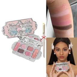 Flower Knows Swan Ballet 6 Color Eyeshadow Palette Matte Shimmer Pearl Glitter Waterproof Highly Pigmented Long Lasting Makeup