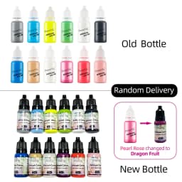 12pcs Nail Polish Paint Airbrush Nail Ink Use For Airbrush Spray Gun Color Painting Stencil Making Hollow Pattern Nail Art Tools