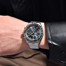 PAGANI DESIGN 2026 New Moon Men's Watches Luxury Quartz Watch For Men Chronograph AR Sapphire Mirror Ceramic Bezel Luminous Gift