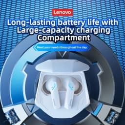 Choice Lenovo GM2 Pro TWS Wireless Bluetooth Headset Touch Control Mic Earbuds Headphones Noise Cancelling Air Pro Earphones