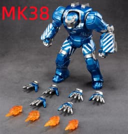 ZD Toys Iron Man Action Figure Mark 35 Red Snapper Iron Man MK 24 MK 22 MK 47 Tony Stark Ironman Figure Action Collect Toy Gift