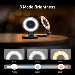 TELESIN Smartphone Magnetic Fill Light Mini Selfie Light 3 Modes Adjustable Brightness for Iphone XIAOMI HUAWEI SAMSUNG Phone