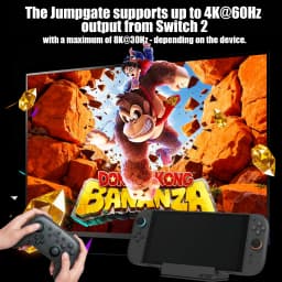 Savage Raven by Skull & Co. Jumpgate Dock USB C Hub Portable Stand Docking Station for Nintendo Switch 2 and OLED