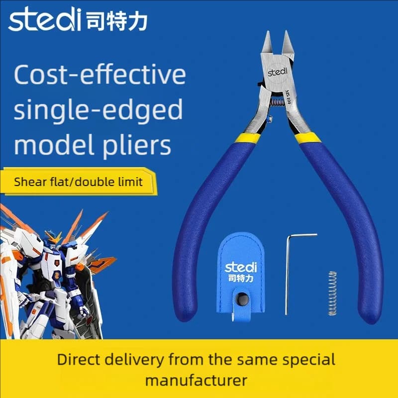 Stedi Single Edge Pliers for Gundam Model MS-104 Cutting Tool Military Assembly Tool Plastic Model Making Tool Hobby DIY Craft