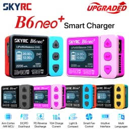 ​SKYRC B6neo+ Smart Charger High Power DC240W PD126W Multilanguage Balance Charger 600mA XT60/Type-C /PSA100 Power Adapter