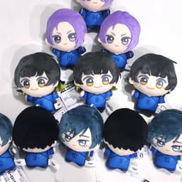 New Anime Blue Lock Vol.9 Rin Itou Bachira Meguru Cosplay Plush Doll Fluffy Maumet Pendant Puppet Keychain Keyring Gifts Toys