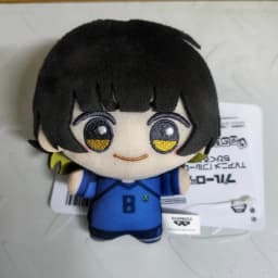 New Anime Blue Lock Vol.9 Rin Itou Bachira Meguru Cosplay Plush Doll Fluffy Maumet Pendant Puppet Keychain Keyring Gifts Toys