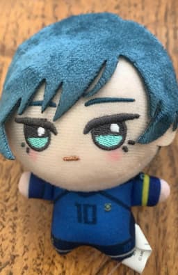 New Anime Blue Lock Vol.9 Rin Itou Bachira Meguru Cosplay Plush Doll Fluffy Maumet Pendant Puppet Keychain Keyring Gifts Toys