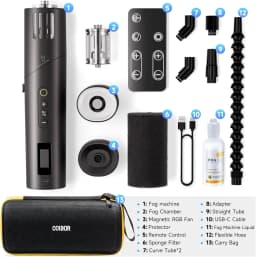 COLBOR CF5 Mini Fog Machine 40 W Portable Remote Control Smoke Machine for Photography, Fog Smoke Machine for Video Production
