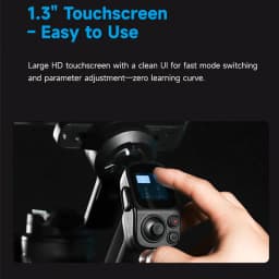 FeiyuTech SCORP 3 Camera Gimbal Stabilizer for DSLR & Mirrorless Payload AI Tracking Detachable Control Handle Touch Screen