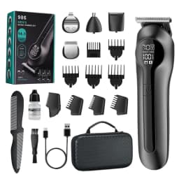 Mijia 986 Waterproof IPX7 Level 14 IN 1 Beard Trimmer Set Rechargeable Cordless Body Hair Trimmer for Men