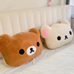 Rilakkuma Plush Pillow Soft Stuffed Animal Comfortable Sleeping Cushion For Bedroom Sofa Dormitory Kids Adults