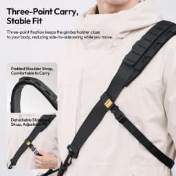Ulanzi CB01 Camera Gimbal Holster for RS 3 Mini / RS 3 / RS 4 Mini / RS 4 Pro Stabilizer Expandable Shoulder Strap
