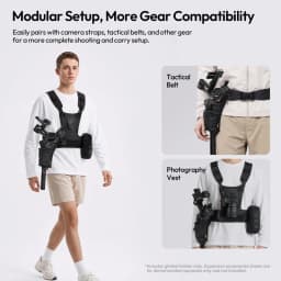 Ulanzi CB01 Camera Gimbal Holster for RS 3 Mini / RS 3 / RS 4 Mini / RS 4 Pro Stabilizer Expandable Shoulder Strap