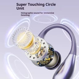 Original Lenovo Q17 Pro OWS Wireless Bluetooth Earphones Gaming Noise Canceling Headphones LED Power Display Sports Headset