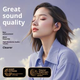 Original Lenovo Q17 Pro OWS Wireless Bluetooth Earphones Gaming Noise Canceling Headphones LED Power Display Sports Headset
