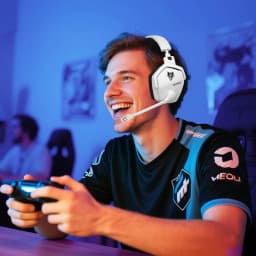 NUBWO G06 Dual Wireless Headsets Gamer 2.4GHz Bluetooth 5.3 Gaming Headphones with Microphone for PS5, PS4, PC, Mobile, Switch