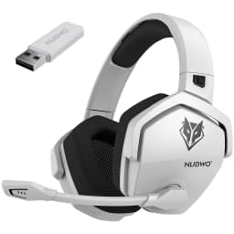 NUBWO G06 Dual Wireless Headsets Gamer 2.4GHz Bluetooth 5.3 Gaming Headphones with Microphone for PS5, PS4, PC, Mobile, Switch