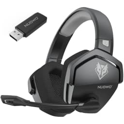 NUBWO G06 Dual Wireless Headsets Gamer 2.4GHz Bluetooth 5.3 Gaming Headphones with Microphone for PS5, PS4, PC, Mobile, Switch