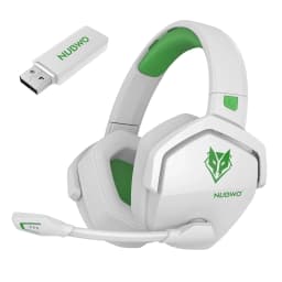 NUBWO G06 Dual Wireless Headsets Gamer 2.4GHz Bluetooth 5.3 Gaming Headphones with Microphone for PS5, PS4, PC, Mobile, Switch