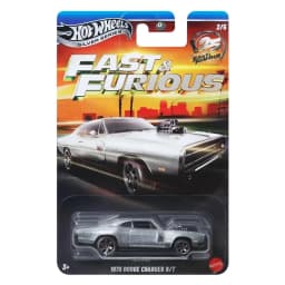 Stock Hot Wheels Diecast Car Model 26 New Alloy Fast Furious Silver Series Honda Civic Dodge Charger Mitsubishi Eclipse Gift